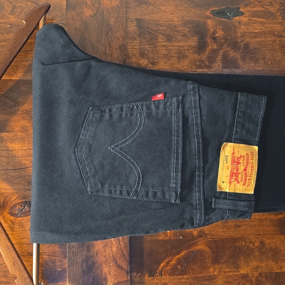 LEVI'S 510 Black Low Rise Slim Fit NWOT